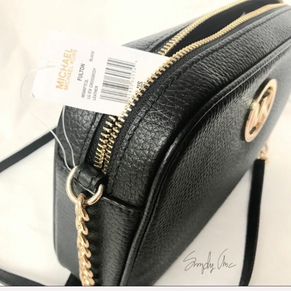 NWT authentic MK genuine pebble leather crossbody - Picture 3 of 8